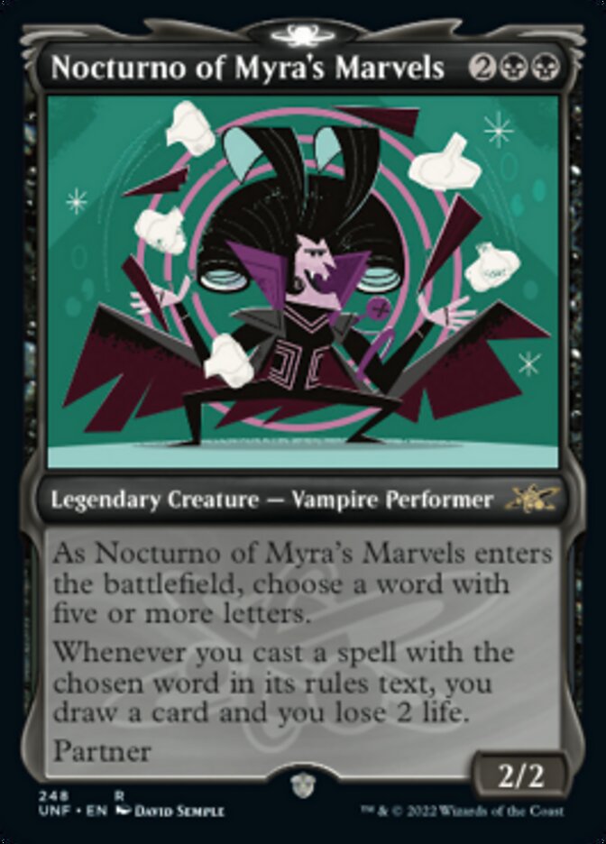 Nocturno of Myra's Marvels - [Foil, Showcase] Unfinity (UNF)