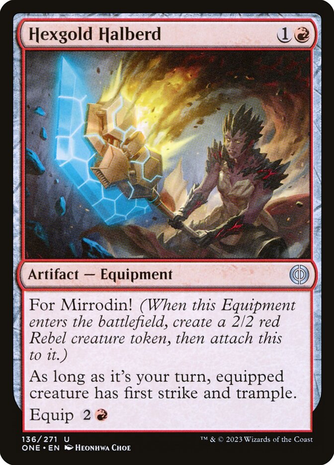 Hexgold Halberd - Phyrexia: All Will Be One (ONE)
