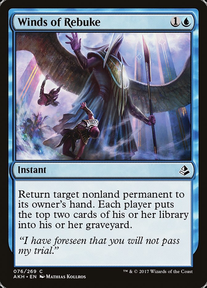Winds of Rebuke - [Foil] Amonkhet (AKH)