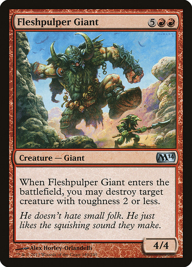 Fleshpulper Giant - [Foil] Magic 2014 (M14)