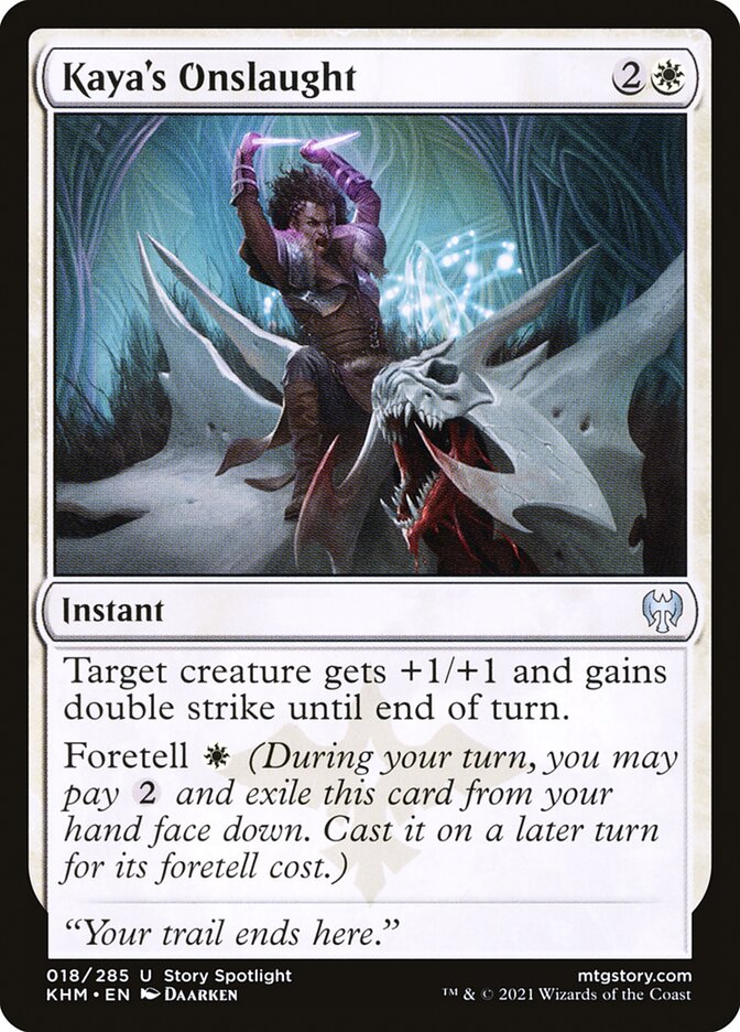 Kaya's Onslaught - [Foil] Kaldheim (KHM)