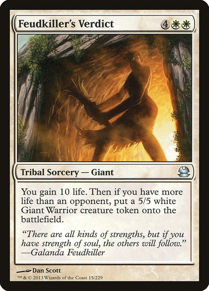 Feudkiller's Verdict - [Foil] Modern Masters (MMA)
