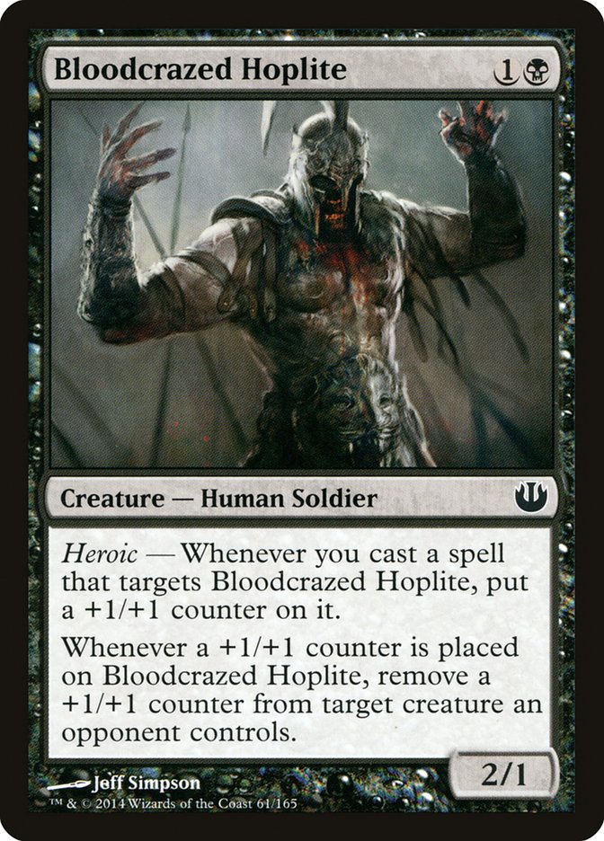 Bloodcrazed Hoplite - [Foil] Journey into Nyx (JOU)