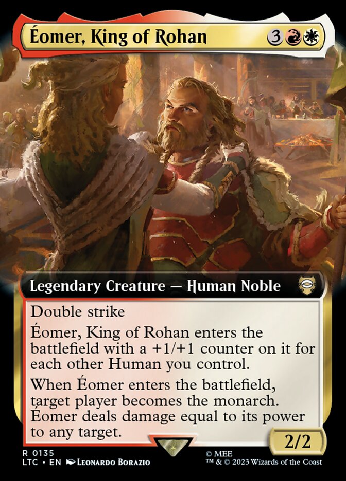 Éomer, King of Rohan - [Extended Art] Tales of Middle-earth Commander (LTC)