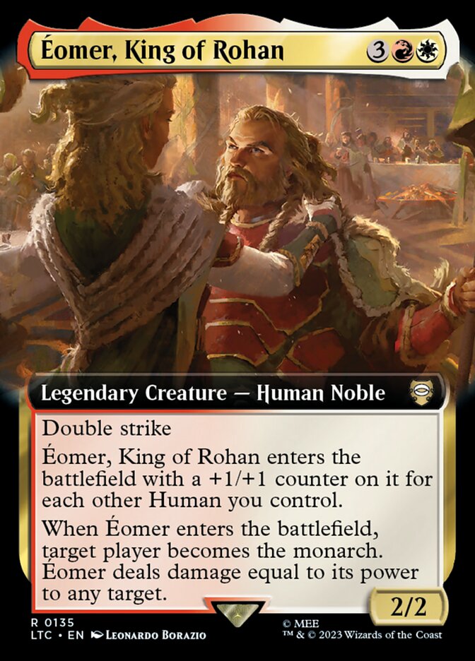 Éomer, King of Rohan - [Foil, Extended Art] Tales of Middle-earth Commander (LTC)