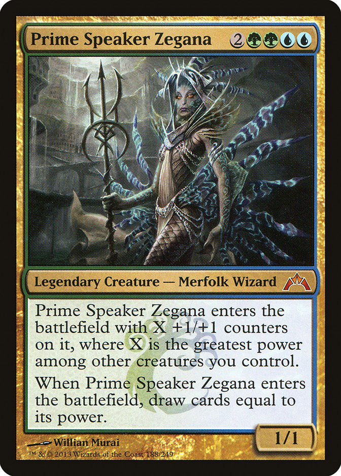 Prime Speaker Zegana - [Foil] Gatecrash (GTC)