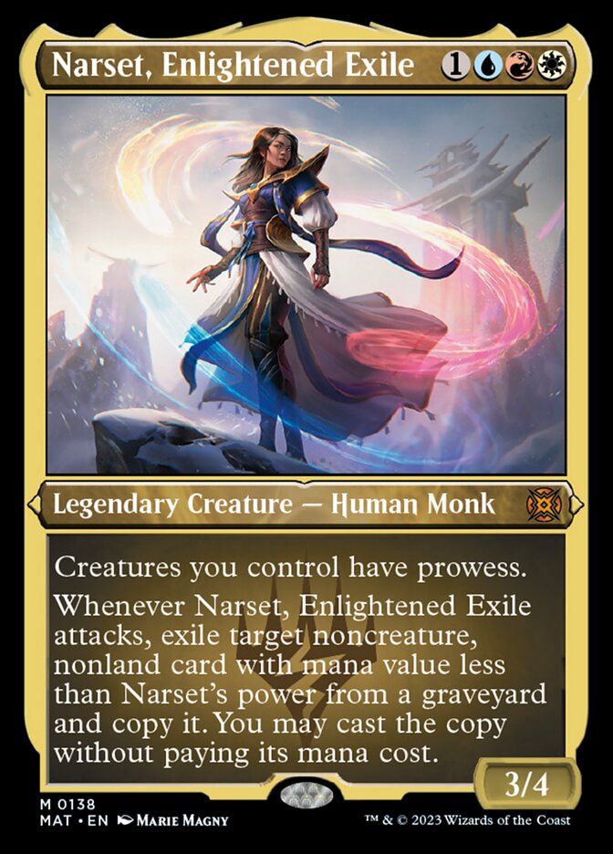 Narset, Enlightened Exile - [Etched Foil] March of the Machine: The Aftermath (MAT)
