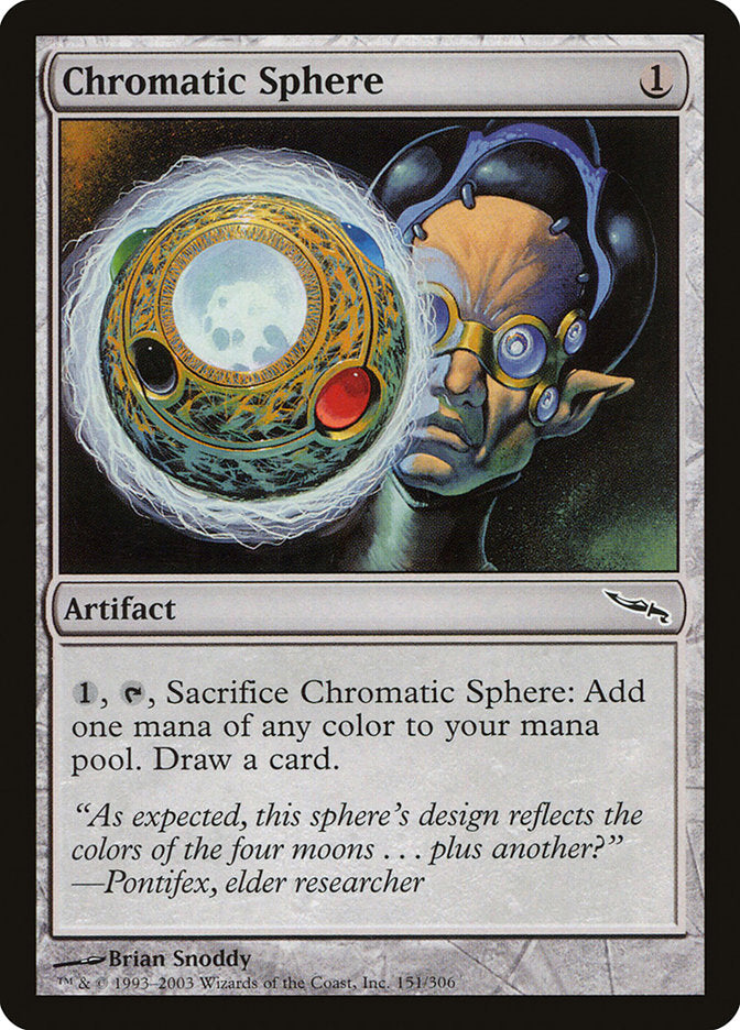 Chromatic Sphere - [Foil] Mirrodin (MRD)