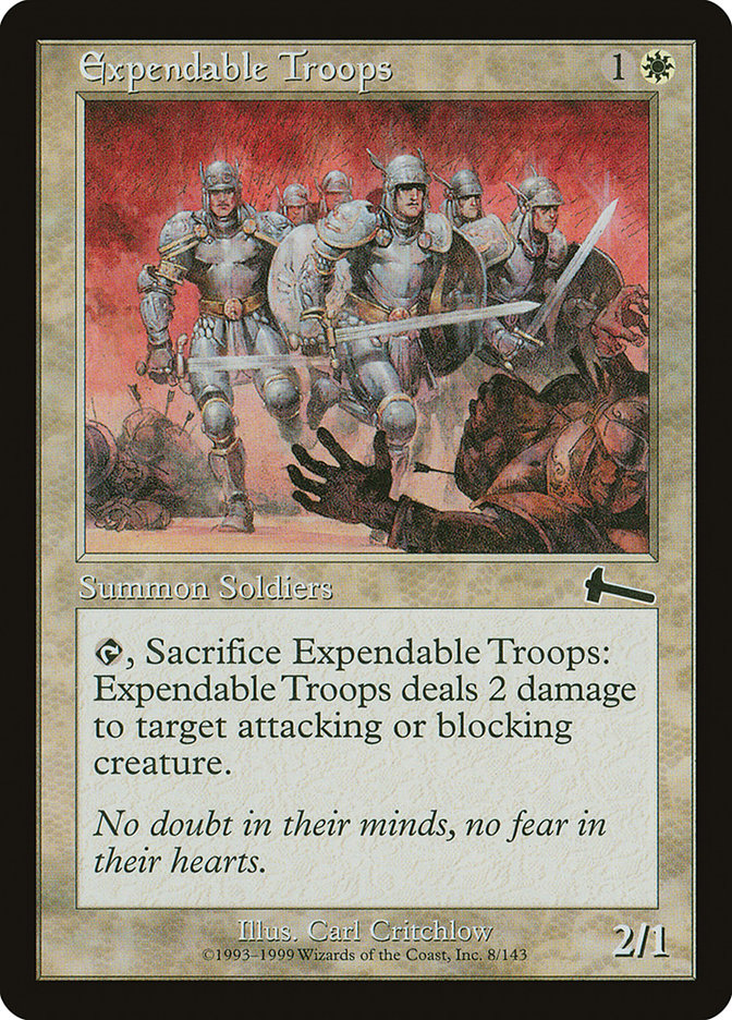 Expendable Troops - Urza's Legacy (ULG)