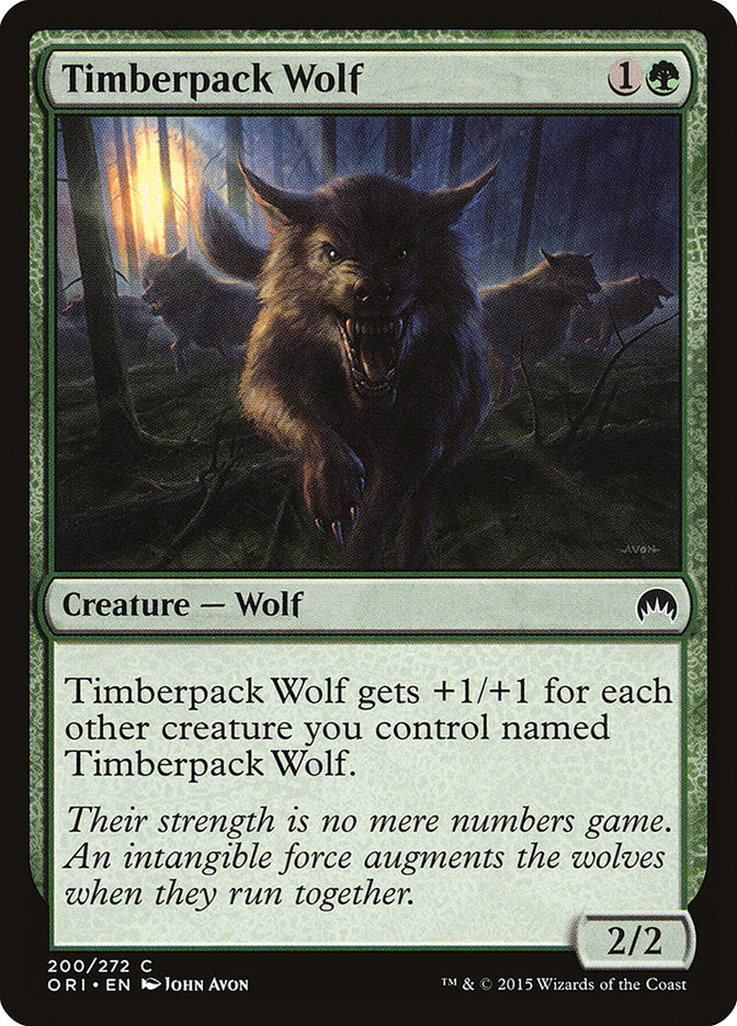 Timberpack Wolf - [Foil] Magic Origins (ORI)