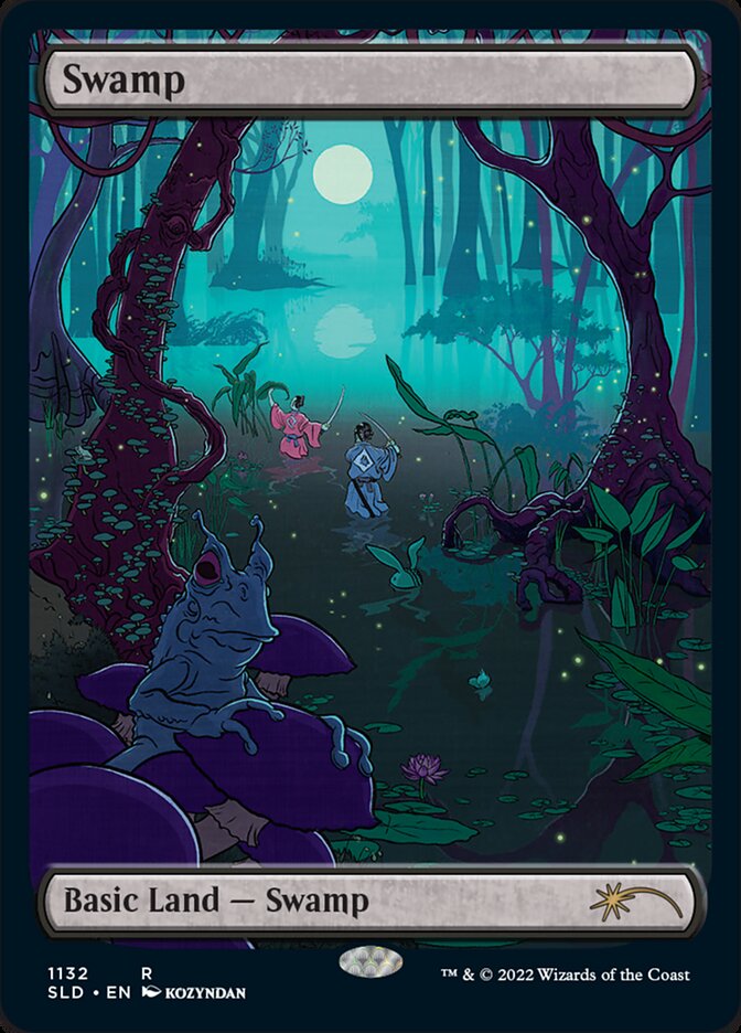 Swamp (1132) - [Full Art] Secret Lair Drop (SLD)