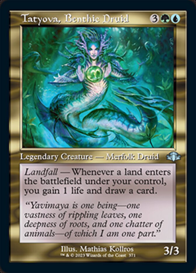 Tatyova, Benthic Druid - [Retro Frame] Dominaria Remastered (DMR)