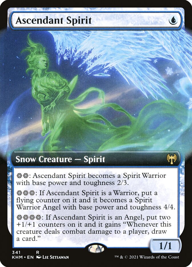 Ascendant Spirit - [Extended Art] Kaldheim (KHM)