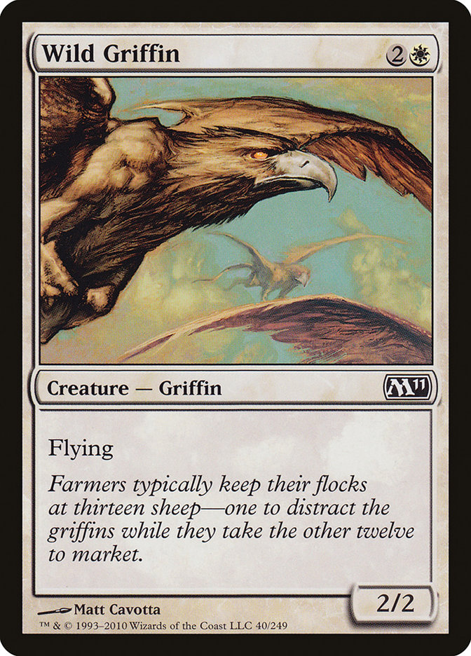 Wild Griffin - [Foil] Magic 2011 (M11)