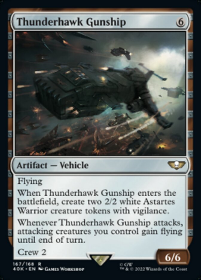 Thunderhawk Gunship - [Surge Foil] Warhammer 40,000 Commander (40K)