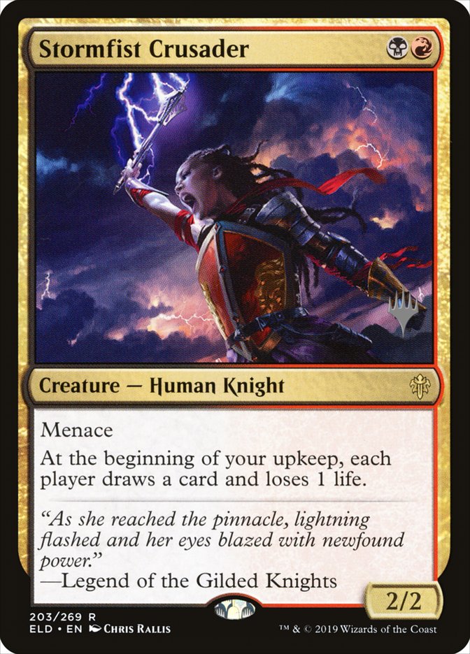 Stormfist Crusader - [Promo] Throne of Eldraine Promos (PELD)