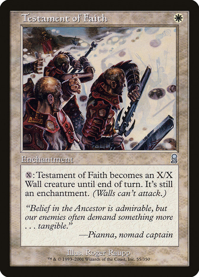 Testament of Faith - [Foil, Retro Frame] Odyssey (ODY)