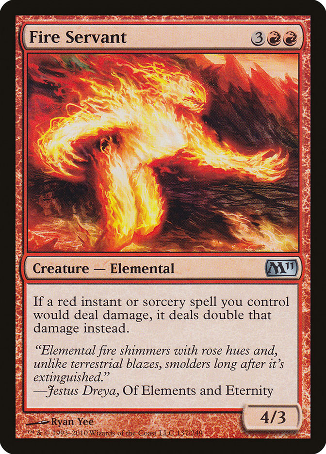 Fire Servant - [Foil] Magic 2011 (M11)