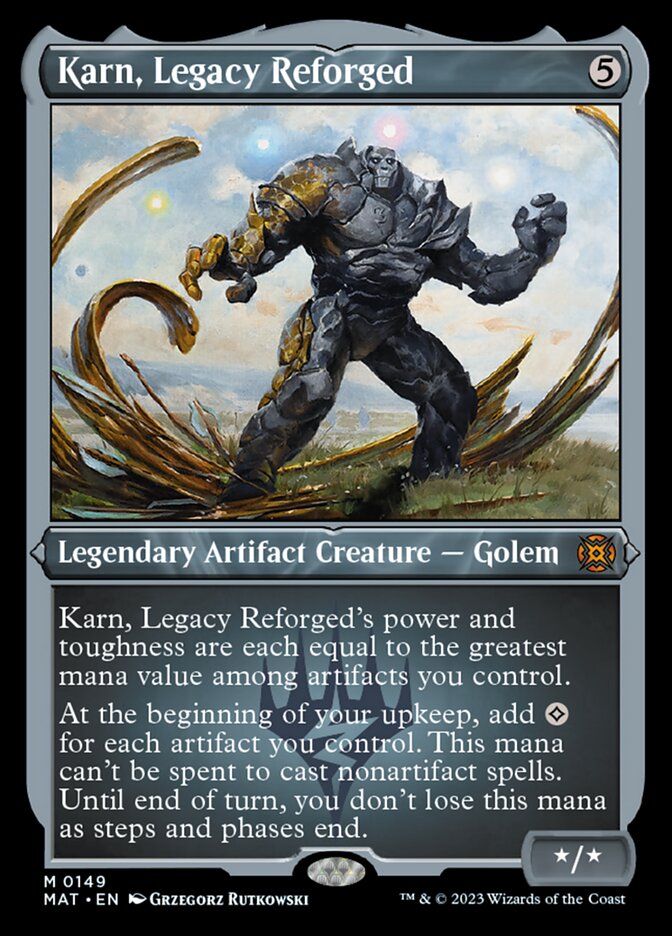 Karn, Legacy Reforged - [Etched Foil] March of the Machine: The Aftermath (MAT)