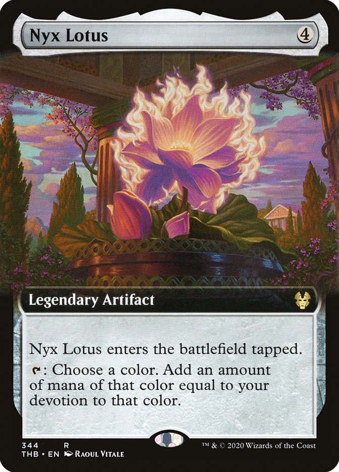 Nyx Lotus - [Foil, Extended Art] Theros Beyond Death (THB)