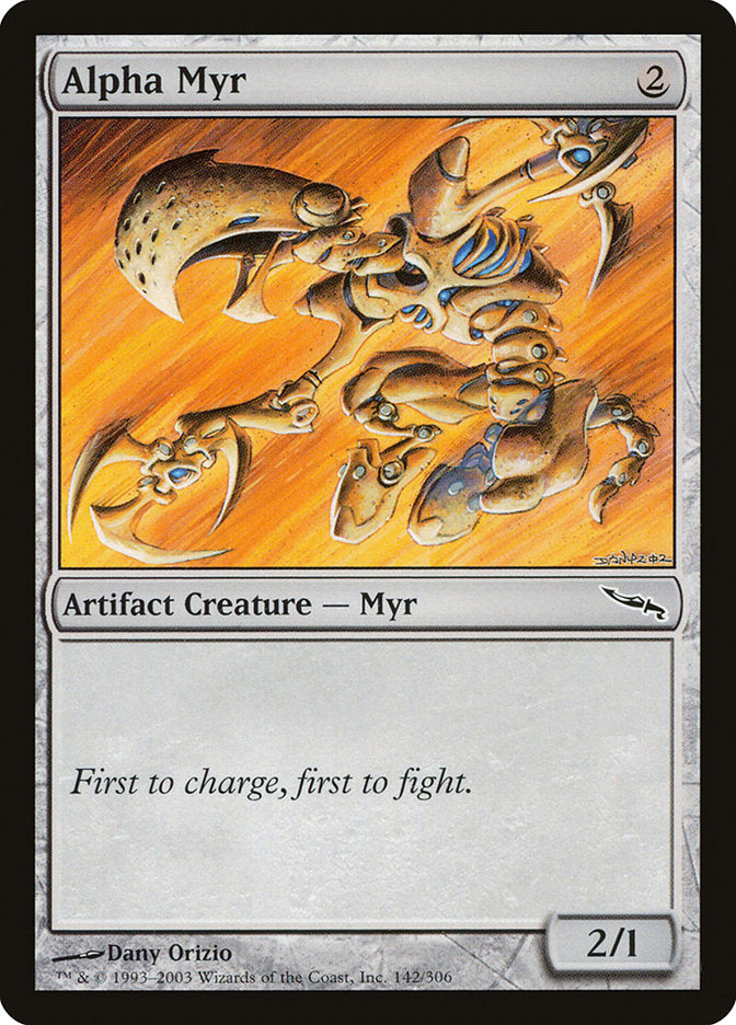 Alpha Myr - [Foil] Mirrodin (MRD)