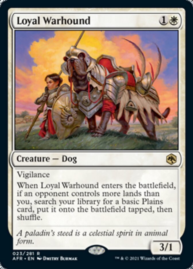 Loyal Warhound - [Foil] Adventures in the Forgotten Realms (AFR)
