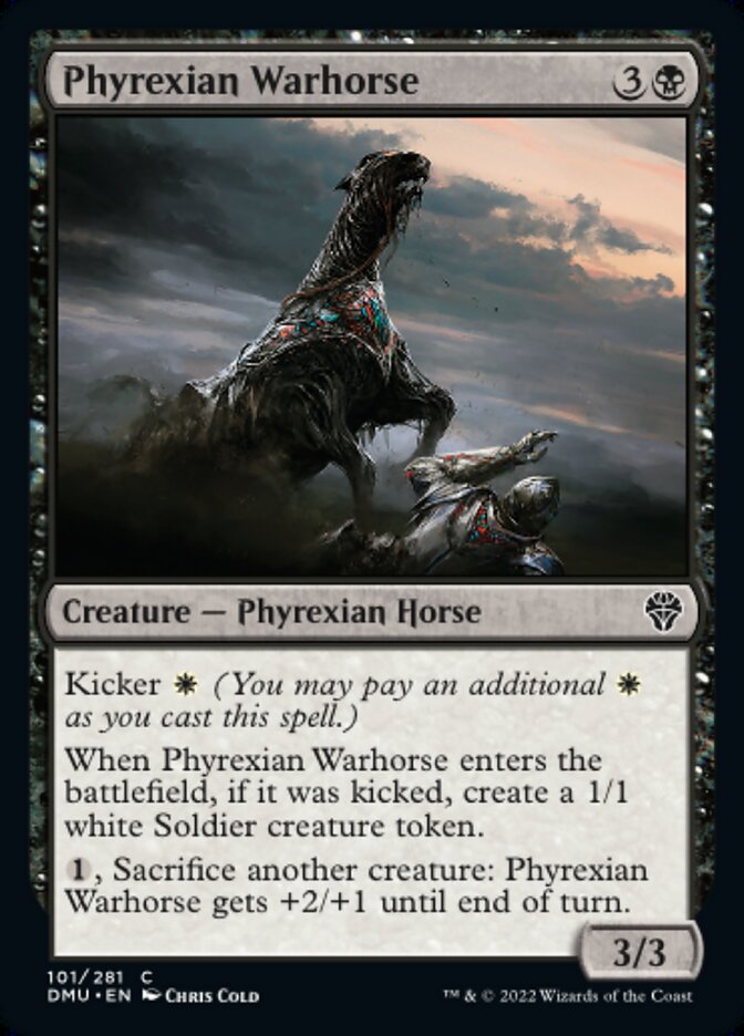 Phyrexian Warhorse - [Foil] Dominaria United (DMU)