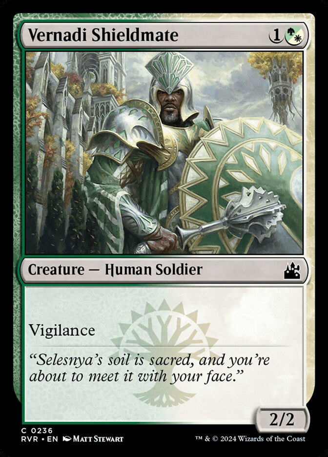 Vernadi Shieldmate - Ravnica Remastered (RVR)