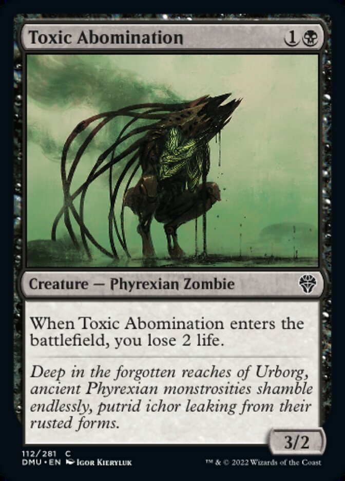 Toxic Abomination - [Foil] Dominaria United (DMU)