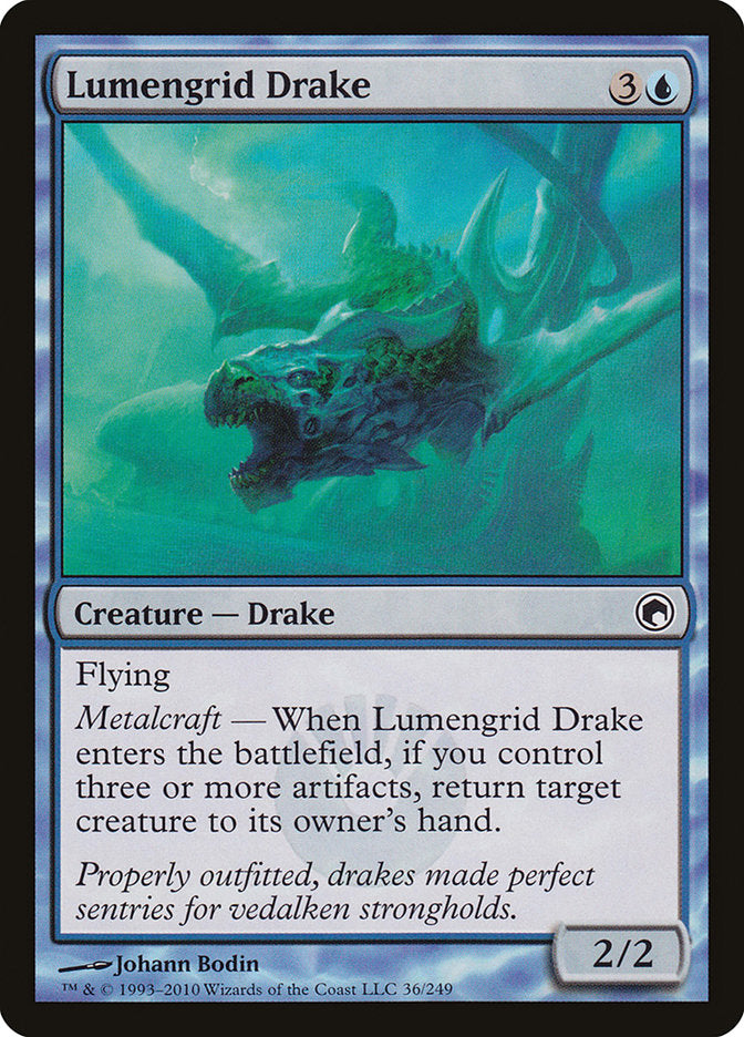 Lumengrid Drake - [Foil] Scars of Mirrodin (SOM)