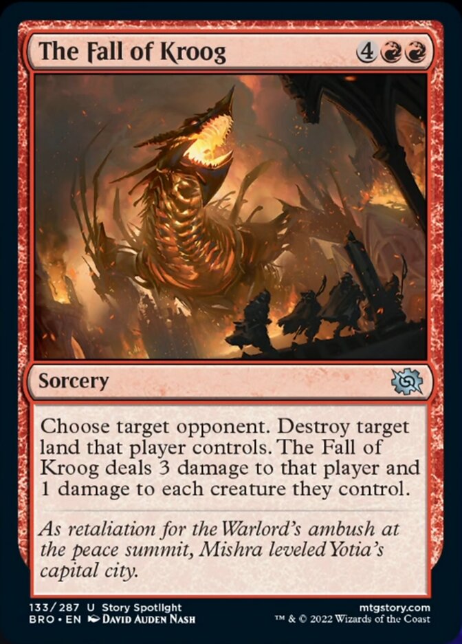 The Fall of Kroog - [Foil] The Brothers' War (BRO)