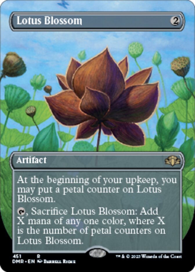 Lotus Blossom - [Borderless] Dominaria Remastered (DMR)
