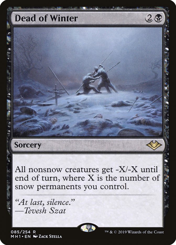 Dead of Winter - [Foil] Modern Horizons (MH1)