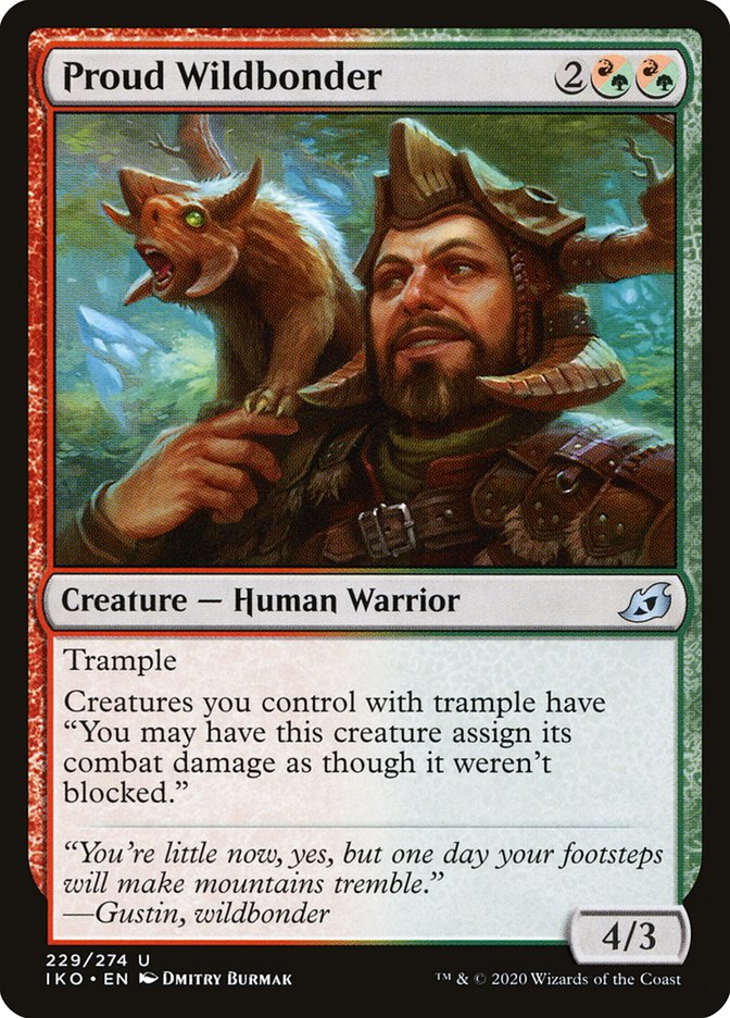 Proud Wildbonder - [Foil] Ikoria: Lair of Behemoths (IKO)