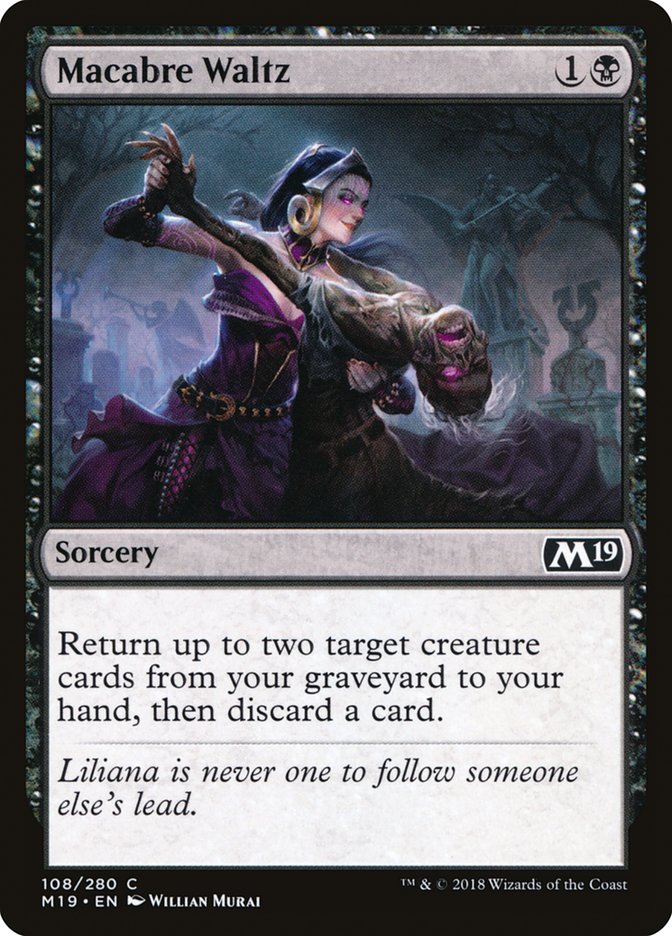 Macabre Waltz - [Foil] Core Set 2019 (M19)