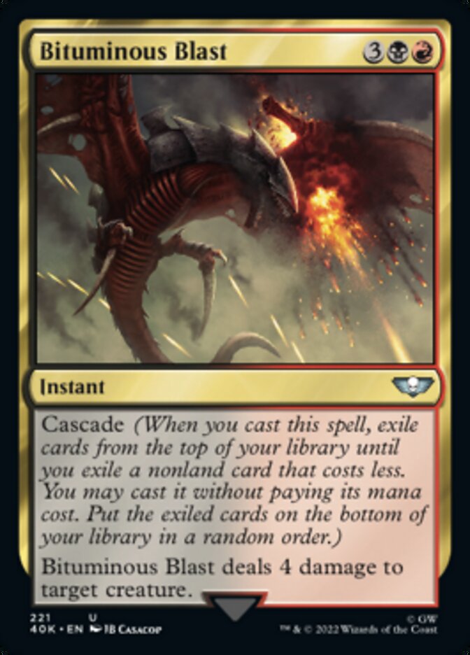 Bituminous Blast - [Surge Foil] Warhammer 40,000 Commander (40K)