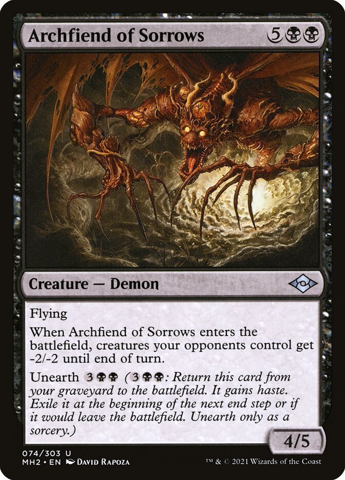Archfiend of Sorrows - [Foil] Modern Horizons 2 (MH2)