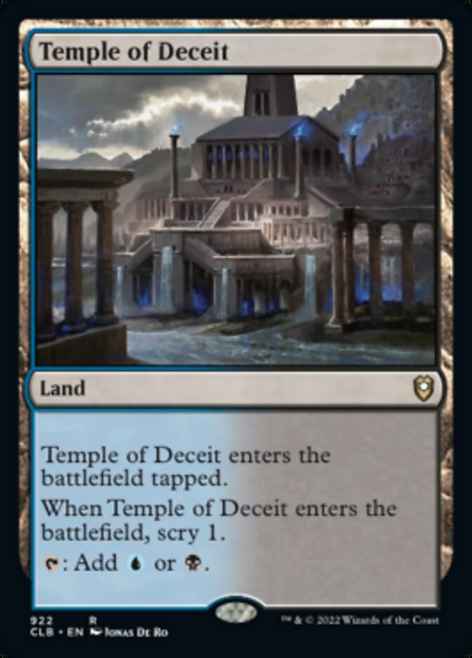 Temple of Deceit - Commander Legends: Battle for Baldur's Gate (CLB)