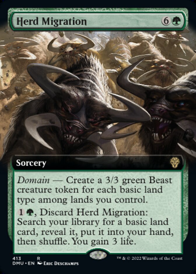 Herd Migration - [Extended Art] Dominaria United (DMU)
