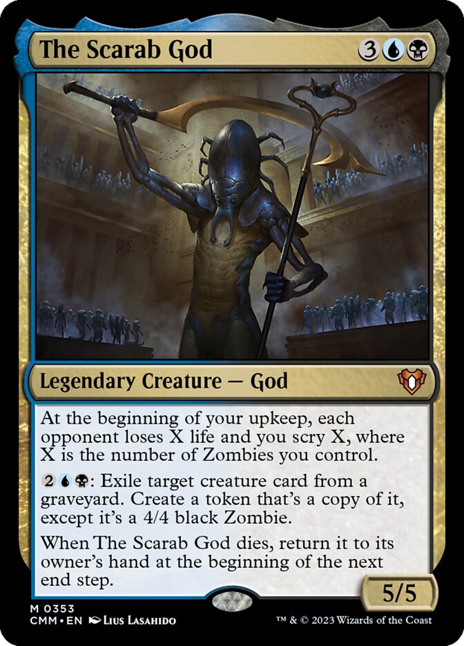 The Scarab God - [Foil] Commander Masters (CMM)