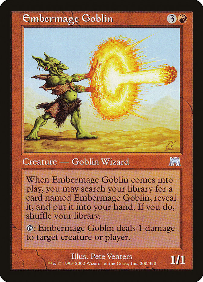 Embermage Goblin - [Retro Frame] Onslaught (ONS)