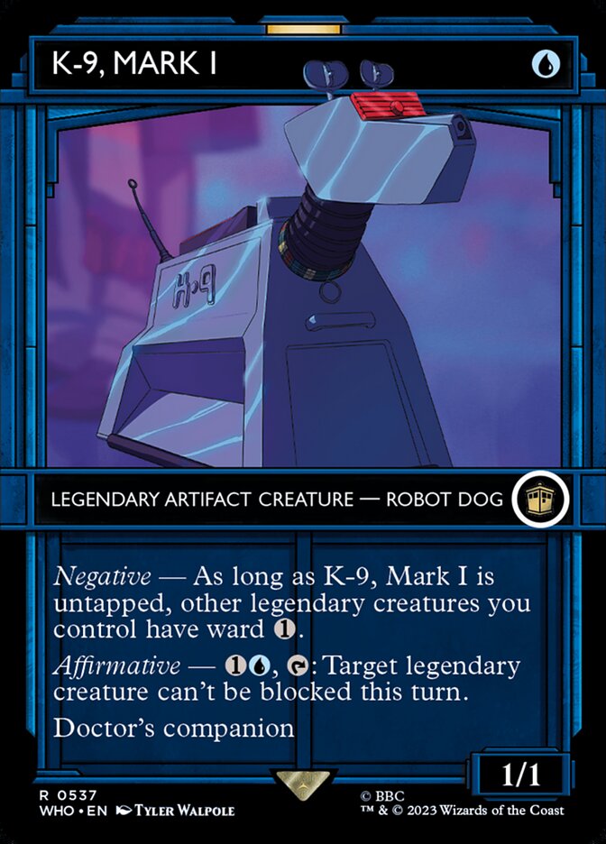 K-9, Mark I - [Foil, Showcase] Doctor Who (WHO)