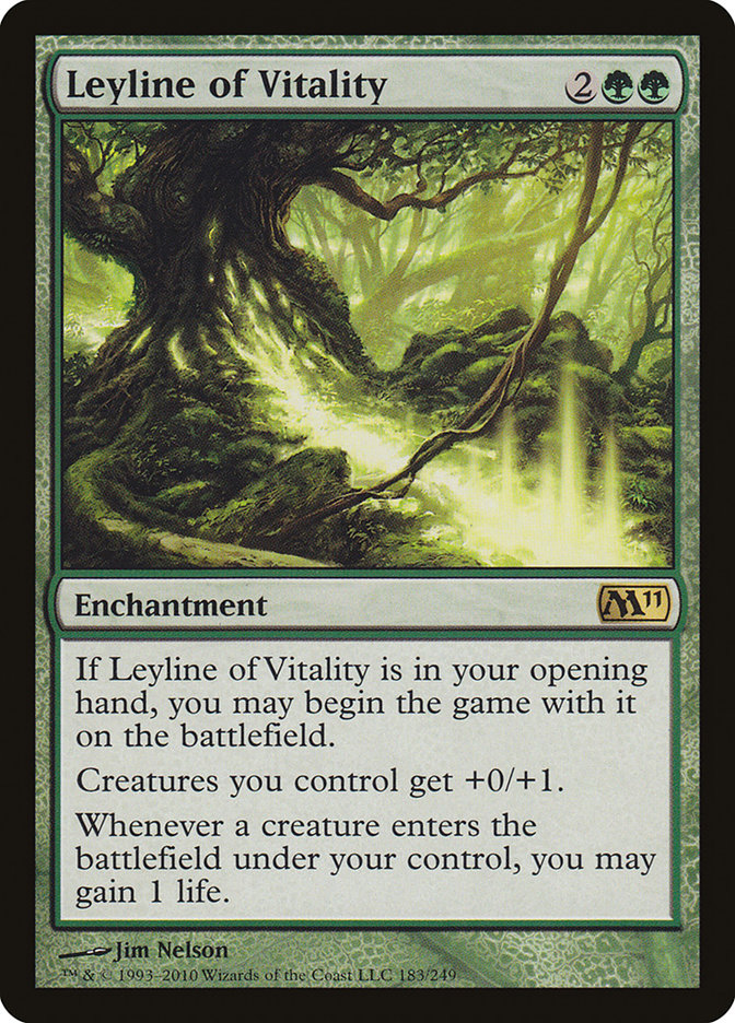 Leyline of Vitality - [Foil] Magic 2011 (M11)