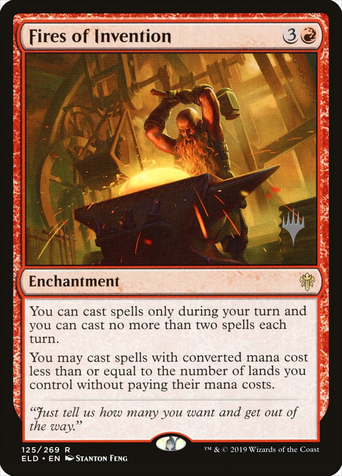 Fires of Invention - [Promo] Throne of Eldraine Promos (PELD)