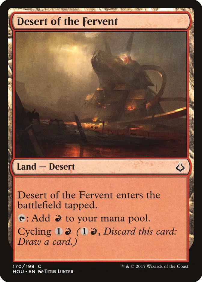 Desert of the Fervent - [Foil] Hour of Devastation (HOU)