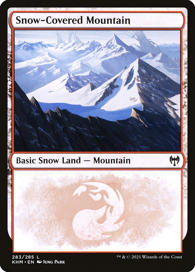 Snow-Covered Mountain - [Foil] Kaldheim (KHM)
