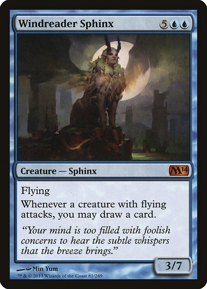 Windreader Sphinx - [Foil] Magic 2014 (M14)