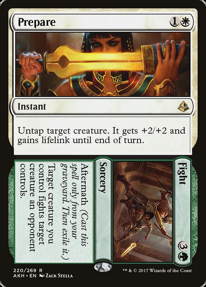 Prepare // Fight - [Foil] Amonkhet (AKH)