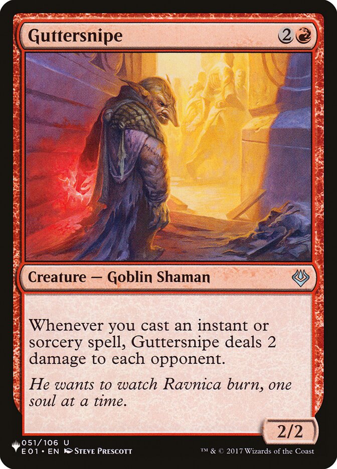Guttersnipe - [Foil] The List (PLIST)