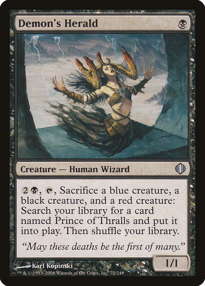 Demon's Herald - [Foil] Shards of Alara (ALA)